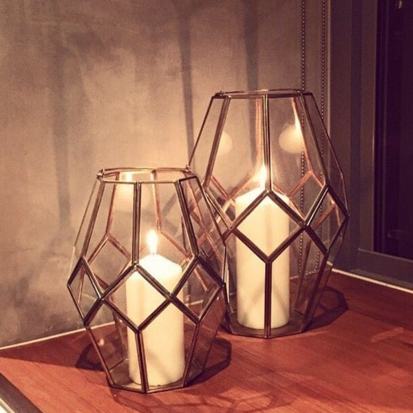 Maya|Gold Octagon Lanterns